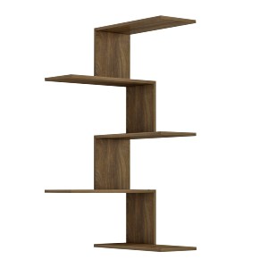 72090 ΕΠΙΤΟΙΧΙΑ ΡΑΦΙΕΡΑ RORY HM8931.12 ΜΕΛΑΜΙΝΗ ΣΕ ΦΥΣΙΚΟ 22x51,5x109Υ εκ.