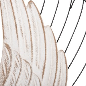 72155 ΔΙΑΚΟΣΜΗΤΙΚΟ ΤΟΙΧΟΥ ΣΕΤ 2ΤΜΧ ΦΤΕΡΑ HM4223 MDF ΣΕ ΛΕΥΚΟ-ΜΑΥΡΟ ΜΕΤΑΛΛΟ 39x1,5x92Υ εκ.