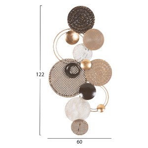 72169 ΔΙΑΚΟΣΜΗΤΙΚΟ ΤΟΙΧΟΥ HM4215 ΜΕΤΑΛΛΟ ΣΕ ΓΗΙΝΑ ΧΡΩΜΑΤΑ 60x5x122 εκ.