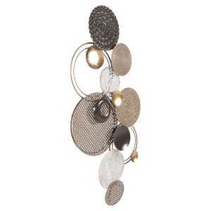 72169 ΔΙΑΚΟΣΜΗΤΙΚΟ ΤΟΙΧΟΥ HM4215 ΜΕΤΑΛΛΟ ΣΕ ΓΗΙΝΑ ΧΡΩΜΑΤΑ 60x5x122 εκ.