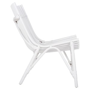 72205 ΚΑΡΕΚΛΑ ΕΞΩΤ.ΧΩΡΟΥ CELLION HM9812.03 ΡΑΒΔΟΙ RATTAN ΣΕ ΛΕΥΚΟ ΧΡΩΜΑ 76x72x83Υεκ.
