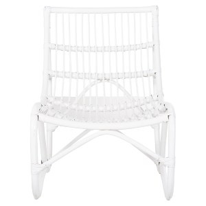 72207 ΠΟΛΥΘΡΟΝΑ GRINN HM9815.03 ΡΑΒΔΟΙ RATTAN ΣΕ ΛΕΥΚΟ 56,5x73,5x79,5Υ εκ.