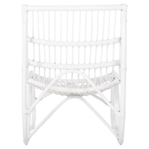 72207 ΠΟΛΥΘΡΟΝΑ GRINN HM9815.03 ΡΑΒΔΟΙ RATTAN ΣΕ ΛΕΥΚΟ 56,5x73,5x79,5Υ εκ.