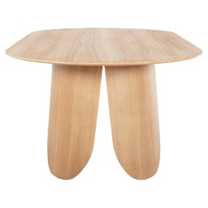 72310 ΤΡΑΠΕΖΙ ΟΒΑΛ DENTY HM9611.01 MDF ΜΕ ΚΑΠΛΑΜΑ ΔΡΥΟΣ-ΦΥΣΙΚΟ ΟΑΚ 240x120x75Υεκ.