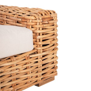 72316 ΠΟΛΥΘΡΟΝΑ TROPEL HM9810 ΞΥΛΟ MANGO-RATTAN ΦΥΣΙΚΟ-ΛΕΥΚΑ ΜΑΞΙΛΑΡΙΑ 110x88x70-85Υεκ.