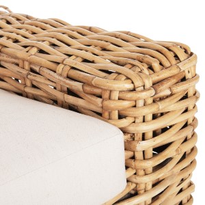 72316 ΠΟΛΥΘΡΟΝΑ TROPEL HM9810 ΞΥΛΟ MANGO-RATTAN ΦΥΣΙΚΟ-ΛΕΥΚΑ ΜΑΞΙΛΑΡΙΑ 110x88x70-85Υεκ.