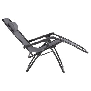 72410 ΠΟΛΥΘΡΟΝΑ RELAX COMPANION HM5095.11 ΓΚΡΙ TEXTILENE-ΜΑΥΡΟ ΜΕΤΑΛΛΟ 67x145x110Υεκ.