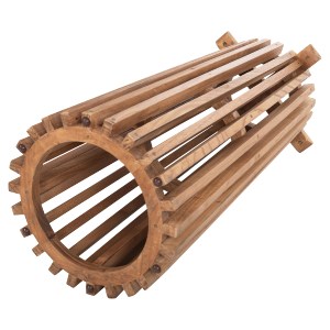 72565 ΒΑΣΗ BAR STAND ΕΣΩΤ.ΧΩΡΟΥ ΜΕΣ.ΥΨΟΥΣ ΣΤΡΟΓΓΥΛΗ FRANTZ HM9857.11 MINDI ΞΥΛΟ ΣΕ ΦΥΣΙΚΟ Φ40x90Υεκ.