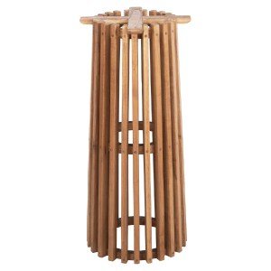 72565 ΒΑΣΗ BAR STAND ΕΣΩΤ.ΧΩΡΟΥ ΜΕΣ.ΥΨΟΥΣ ΣΤΡΟΓΓΥΛΗ FRANTZ HM9857.11 MINDI ΞΥΛΟ ΣΕ ΦΥΣΙΚΟ Φ40x90Υεκ.