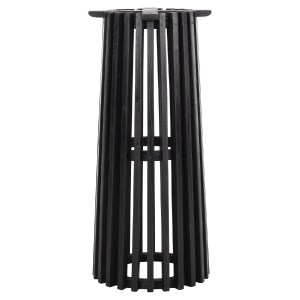 72566 ΒΑΣΗ BAR STAND ΣΤΡΟΓΓΥΛΗ FRANTZ HM9857.12 MINDI ΞΥΛΟ ΣΕ ΜΑΥΡΟ Φ40x90Υεκ.