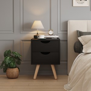 72765 ΚΟΜΟΔΙΝΟ DINKL HM2472.02 ΜΕΛΑΜΙΝΗ-2 ΣΥΡΤΑΡΙΑ-WENGE 29,7x29,7x45Υεκ