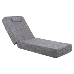 72881 ΜΑΞΙΛΑΡΙ ΞΑΠΛΩΣΤΡΑΣ TEXTILENE SIFNOS ΓΚΡΙ HM11761.10 200(120+80)x70x20Yεκ.
