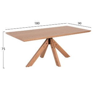 72932 ΣΕΤ ΤΡΑΠΕΖΑΡΙΑ ΕΣΩΤΕΡΙΚΟΥ ΧΩΡΟΥ 7ΤΜΧ HM21042 ΤΡΑΠΕΖΙ PAOLO & 6 ΠΟΛΥΘΡΟΝΑΚΙΑ GAZER