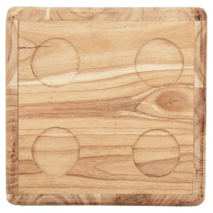 72975 ΣΚΑΜΠΟ ΖΑΡΙ HM7898.02 ΞΥΛΟ ΤΕΑΚ ΣΕ ΦΥΣΙΚΟ ΧΡΩΜΑ 40x40x40 εκ.