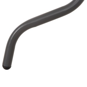 73008 ΤΡΑΠΕΖΙ ΒΟΗΘΗΤΙΚΟ FIGO HM6067.01 ΜΕΤΑΛΛΙΚΟ ΓΚΡΙ-ΓΥΑΛΙΝΗ ΕΠΙΦΑΝΕΙΑ 45x45x51Yεκ