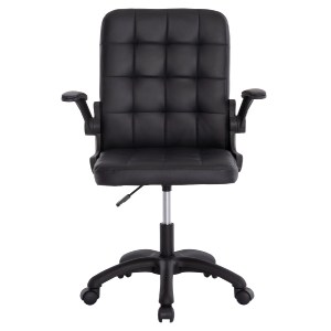 73233 ΚΑΡΕΚΛΑ ΓΡΑΦΕΙΟΥ PORTIMA HM1197.01 ΜΑΥΡΟ PVC-ΣΚΕΛΕΤΟΣ & ΒΑΣΗ 69x57x97Υεκ.