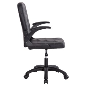 73233 ΚΑΡΕΚΛΑ ΓΡΑΦΕΙΟΥ PORTIMA HM1197.01 ΜΑΥΡΟ PVC-ΣΚΕΛΕΤΟΣ & ΒΑΣΗ 69x57x97Υεκ.
