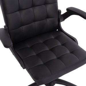 73233 ΚΑΡΕΚΛΑ ΓΡΑΦΕΙΟΥ PORTIMA HM1197.01 ΜΑΥΡΟ PVC-ΣΚΕΛΕΤΟΣ & ΒΑΣΗ 69x57x97Υεκ.