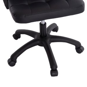73233 ΚΑΡΕΚΛΑ ΓΡΑΦΕΙΟΥ PORTIMA HM1197.01 ΜΑΥΡΟ PVC-ΣΚΕΛΕΤΟΣ & ΒΑΣΗ 69x57x97Υεκ.
