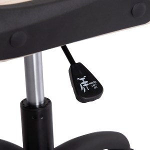 73235 ΚΑΡΕΚΛΑ ΓΡΑΦΕΙΟΥ PORTIMA HM1197.04 ΜΠΕΖ PVC-ΜΑΥΡΟΣ NYLON ΣΚΕΛΕΤΟΣ & ΒΑΣΗ 66.5x57x97Υεκ