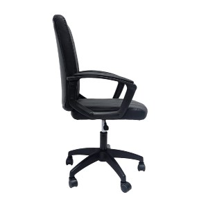73242 ΚΑΡΕΚΛΑ ΓΡΑΦΕΙΟΥ NIM HM1200.01 ΜΑΥΡΟ PVC-ΜΑΥΡΟΣ ΣΚΕΛΕΤΟΣ & ΒΑΣΗ NYLON 51x61x125Υεκ