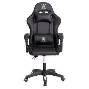 73251 ΠΟΛΥΘΡΟΝΑ GAMING DARREN HM1203.04 ΜΑΥΡΟ-ΛΕΥΚΟ PVC 58.5x100x120Υεκ.