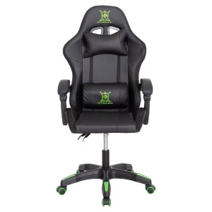 73252 ΠΟΛΥΘΡΟΝΑ GAMING DARREN HM1203.03 ΜΑΥΡΟ-ΠΡΑΣΙΝΟ PVC 58.5x100x120Υεκ.