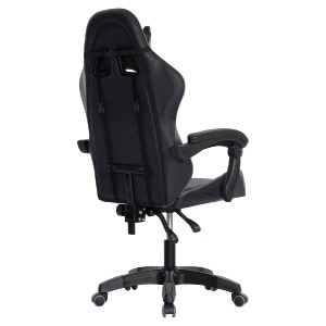 73254 ΠΟΛΥΘΡΟΝΑ GAMING DARREN HM1203.10 ΜΑΥΡΟ-ΓΚΡΙ PVC 60x60x120Υεκ.