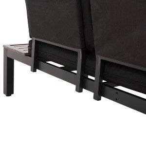 73262 ΣΕΤ ΣΑΛΟΝΙ ΠΟΛΥΜΟΡΦΙΚΟ DEX 3TMX HM6090 ΑΛΟΥΜΙΝΙΟ ΣΕ ΑΝΘΡΑΚΙ & ΚΑΦΕ-ΜΑΥΡΑ ΜΑΞΙΛΑΡΙΑ