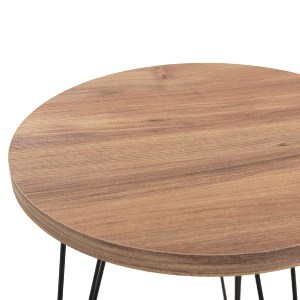 73268 ΣΕΤ ΒΟΗΘ.ΤΡΑΠΕΖΑΚΙΑ NISSA HM18173.04 ΜΕΛΑΜΙΝΗ ΣΕ ΦΥΣΙΚΟ-ΜΑΥΡΑ ΜΕΤΑΛ.ΠΟΔΙΑ