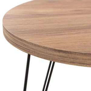 73268 ΣΕΤ ΒΟΗΘ.ΤΡΑΠΕΖΑΚΙΑ NISSA HM18173.04 ΜΕΛΑΜΙΝΗ ΣΕ ΦΥΣΙΚΟ-ΜΑΥΡΑ ΜΕΤΑΛ.ΠΟΔΙΑ