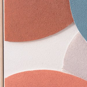 73329 ΠΙΝΑΚΑΣ ΤΟΙΧΟΥ 3D FLUO HM4543.02 ΜΕ ΚΟΡΝΙΖΑ ΜΠΕΖ-ΧΕΙΡΟΠΟΙΗΤΑ ΣΧΕΔΙΑ 60x4,5Χ90Υεκ.