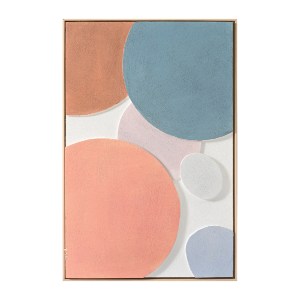 73329 ΠΙΝΑΚΑΣ ΤΟΙΧΟΥ 3D HM4543.02 ΜΕ ΚΟΡΝΙΖΑ ΜΠΕΖ-ΧΕΙΡΟΠΟΙΗΤΑ ΣΧΕΔΙΑ 60x4,5Χ90Υεκ.