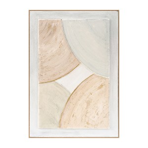 73348 ΠΙΝΑΚΑΣ ΤΟΙΧΟΥ 3D HM4554 ΜΕ ΚΟΡΝΙΖΑ ΜΠΕΖ-ΧΕΙΡΟΠΟΙΗΤΕΣ ΚΑΜΠΥΛΕΣ 72x5Χ102Υεκ.