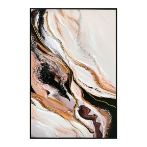 73354 ΠΙΝΑΚΑΣ TOIXOY HM4560 ΜΕ ΚΟΡΝΙΖΑ ΜΑΥΡΗ-ΚΑΜΒΑΣ ΕΚΤΥΠΩΣΗ ABSTRACT 62x4x92Υεκ.