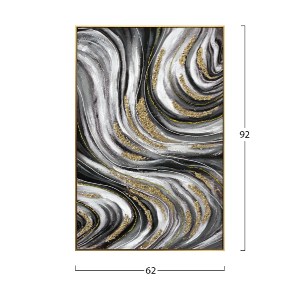 73355 ΠΙΝΑΚΑΣ TOIXOY HM4561 ΜΕ ΚΟΡΝΙΖΑ ΜΠΕΖ-ΚΑΜΒΑΣ ΕΚΤΥΠΩΣΗ ABSTRACT 62x4,5x92Υεκ.