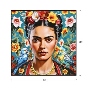 73361 ΠΙΝΑΚΑΣ TOIXOY HM4567 ΜΕ ΚΟΡΝΙΖΑ ΜΑΥΡΗ-ΚΑΜΒΑΣ ΕΚΤΥΠΩΣΗ ΓΥΝΑΙΚΕΙΑ ΦΙΓΟΥΡΑ & ΠΑΠΑΓΑΛΟΙ 82x4,5x82Υεκ.