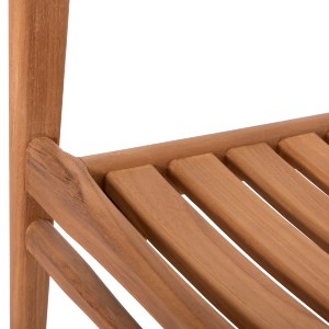 73484 ΠΟΛΥΘΡΟΝΑ MOOSEN HM9936 ΜΑΣΙΦ ΞΥΛΟ TEAK ΣΕ ΦΥΣΙΚΟ 59x60x78,5Υ