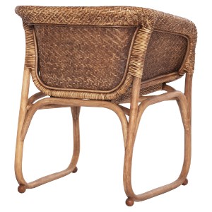 73487 ΠΟΛΥΘΡΟΝΑ ΕΣΩΤ.ΧΩΡΩΝ TUCKET HM9958.02 ΦΥΣΙΚΟ RATTAN-ΚΑΡΥΔΙ ΧΡΩΜΑ 63x60x77Υεκ