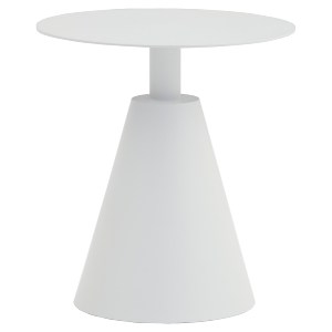 73512 ΤΡΑΠΕΖΑΚΙ ΒΟΗΘ. ΣΤΡΟΓΓΥΛΟ ΕΞ.ΧΩΡΟΥ SERA HM6270.02 ΛΕΥΚΟ ΑΛΟΥΜΙΝΙΟ Φ50x56Υεκ.