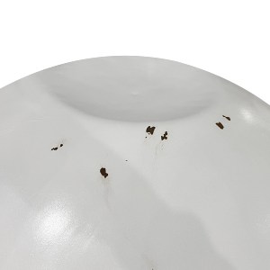 73541 ΔΙΑΚΟΣΜΗΤΙΚΟ ΤΡΑΠΕΖΙ ΣΑΛΟΝΙΟΥ BOWL Φ91x38,5Yεκ. ΛΕΥΚΟ ΜΕ ΞΥΛΟ ΑΚΑΚΙΑΣ HM8717.23 ΒΔΙΑΛΟΓΗΣ