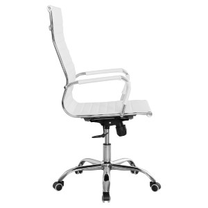 73542 ΚΑΡΕΚΛΑ ΓΡΑΦΕΙΟΥ BOSS ΔΙΕΥΘΥΝΤΟΥ HM1059.32 ΛΕΥΚΟ PU ΠΟΔΙ ΧΡΩΜΙΟΥ 53x57x109Υεκ.