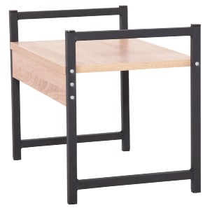 73552 ΡΑΦΙ ΠΑΓΚΟΥ ΚΟΥΖΙΝΑΣ BECKO HM18219.03 ΜΕΛΑΜΙΝΗ ΣΟΝΑΜΑ-ΜΑΥΡΟ ΜΕΤΑΛΛΟ 54.5x35x41Υεκ.