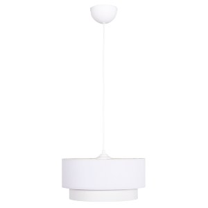 73566 ΦΩΤΙΣΤΙΚΟ ΟΡΟΦΗΣ ΚΥΛΙΝΔΡΙΚΟ KRIKS HM4707.01 PVC ΣΕ ΛΕΥΚΟ Φ30x70Υεκ.