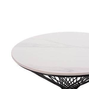 73593 ΒΟΗΘΗΤΙΚΟ ΤΡΑΠΕΖΙ ΣΑΛΟΝΙΟΥ GRESAM HM18039.01 ΚΕΡΑΜΙΚΟ TOP-ΜΕΤΑΛΛΟ Φ50x44Υεκ.