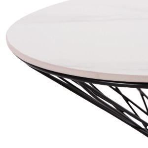 73593 ΒΟΗΘΗΤΙΚΟ ΤΡΑΠΕΖΙ ΣΑΛΟΝΙΟΥ GRESAM HM18039.01 ΚΕΡΑΜΙΚΟ TOP-ΜΕΤΑΛΛΟ Φ50x44Υεκ.