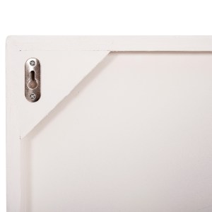 73607 ΠΙΝΑΚΑΣ ΤΕΤΡΑΓΩΝΟΣ ΣΕΙΡΑ SANTORINI HM4507 MDF ΣΕ ΥΠΟΛΕΥΚΟ ΧΡΩΜΑ 80x4(πάχος)x80Υεκ.