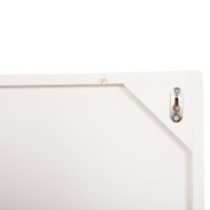 73620 ΠΙΝΑΚΑΣ ΤΕΤΡΑΓΩΝΟΣ ΣΕΙΡΑ SANTORINI HM4519 MDF ΣΕ ΥΠΟΛΕΥΚΟ-ΚΑΦΕ ΧΡΩΜΑ 80x4(πάχος)x80Υεκ.