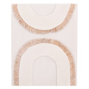 73647 ΠΙΝΑΚΑΣ ΟΡΘΟΓΩΝΙΟΣ ΣΕΙΡΑ SANTORINI HM4535 MDF ΥΠΟΛΕΥΚΟ ΧΡΩΜΑ-ΔΙΑΚΟΣΜΗΣΗ ΜΠΕΖ 48x4,5(πάχος)x60Υεκ.