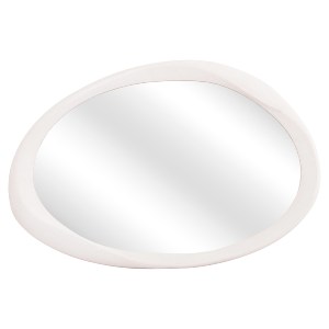 73650 ΚΑΘΡΕΠΤΗΣ ΤΟΙΧΟΥ ΟΒΑΛ ΣΕΙΡΑ SANTORINI HM4513 MDF ΣΕ ΥΠΟΛΕΥΚΟ 90x3,2x60Υεκ
